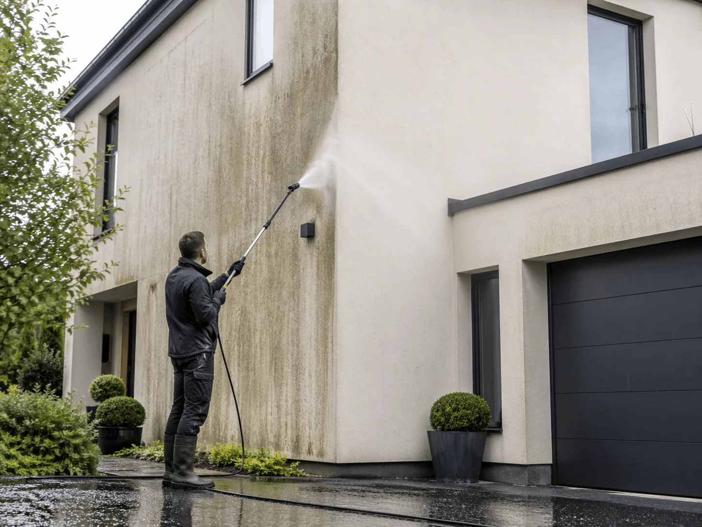 Service Crépis & façades par Vitro Solar Clean en Belgique